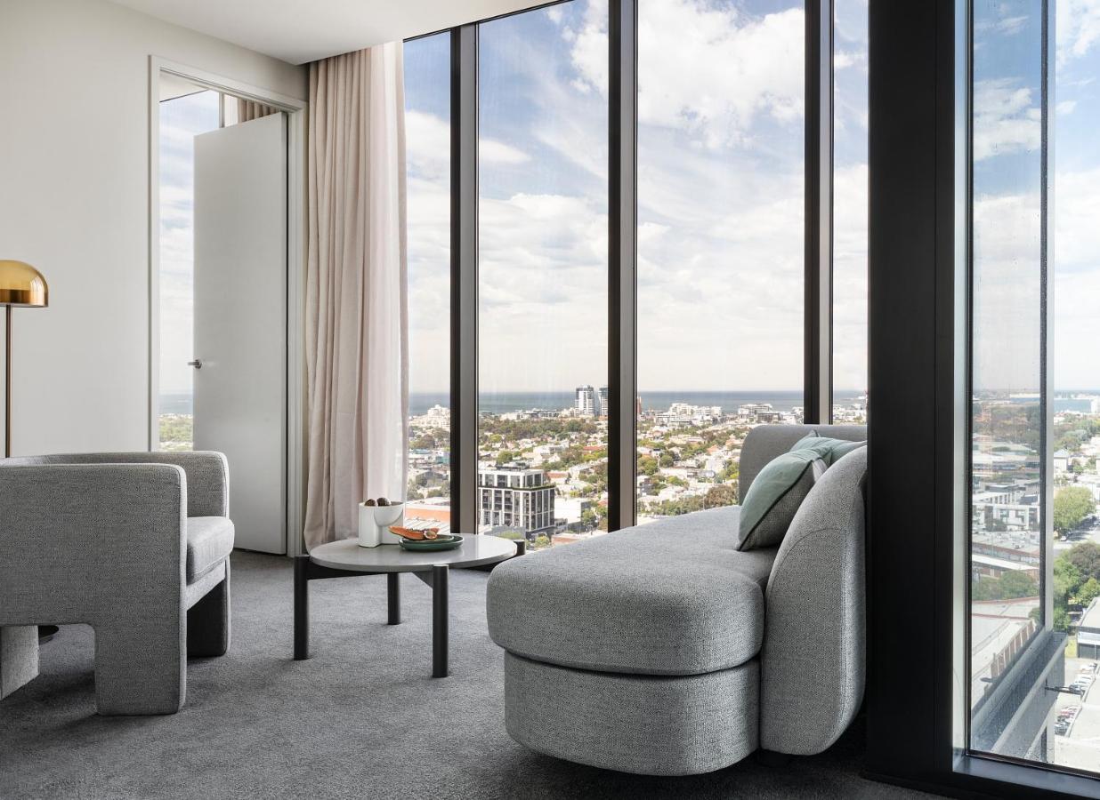 الشقق الفندقية Oakwood Premier ملبورن المظهر الخارجي الصورة The interior of a typical apartment
