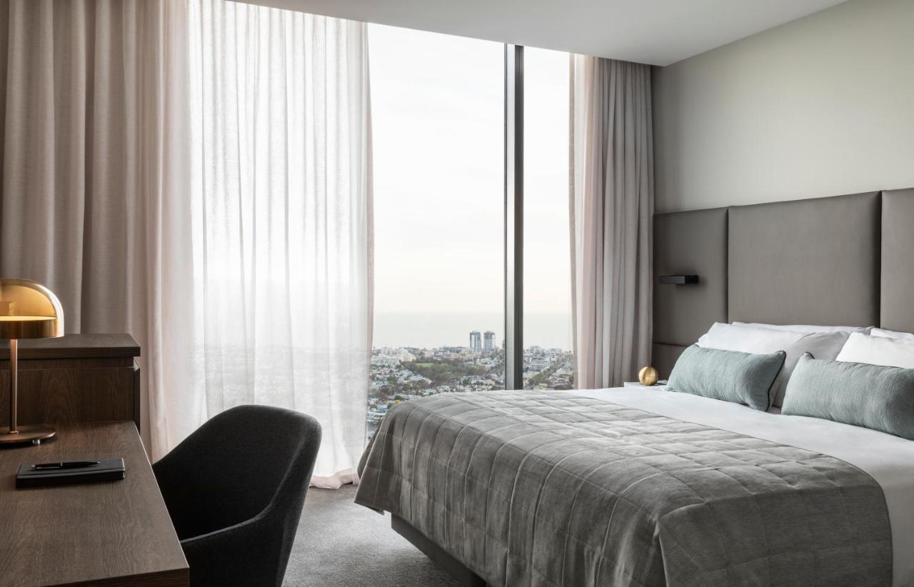 الشقق الفندقية Oakwood Premier ملبورن المظهر الخارجي الصورة A bedroom at the hotel