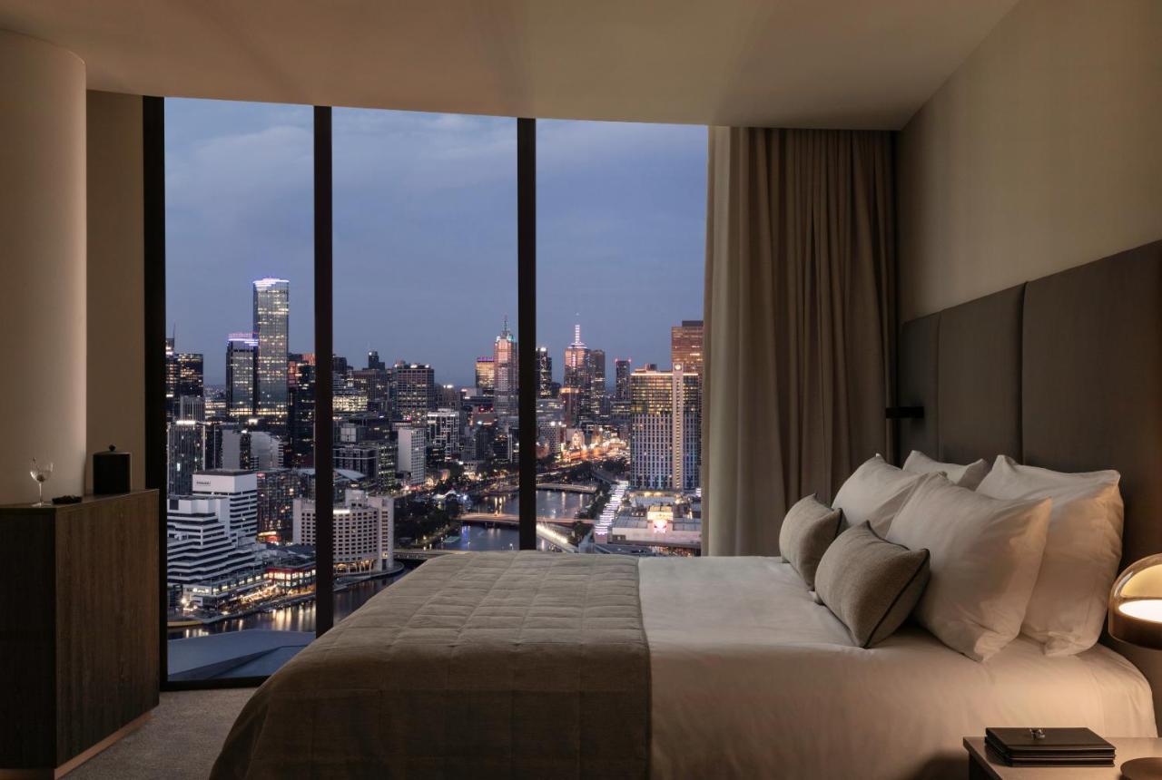 الشقق الفندقية Oakwood Premier ملبورن المظهر الخارجي الصورة The bedroom of a typical apartment
