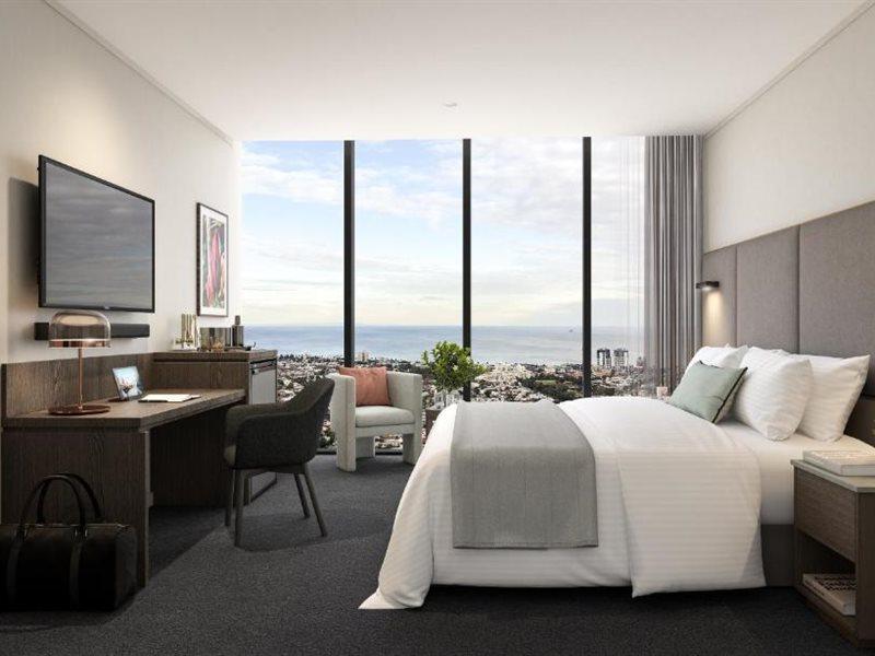 الشقق الفندقية Oakwood Premier ملبورن المظهر الخارجي الصورة A typical guest room