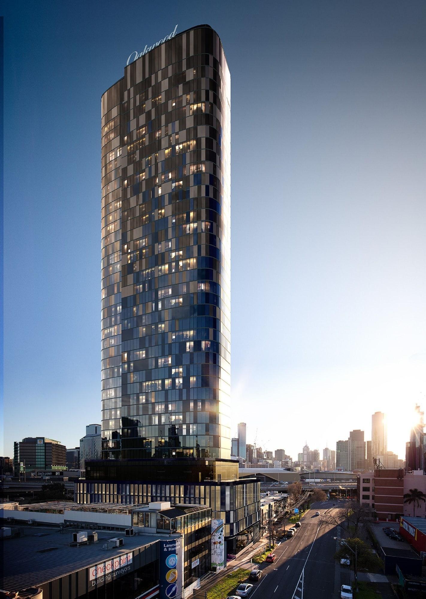 الشقق الفندقية Oakwood Premier ملبورن المظهر الخارجي الصورة The proposed tower