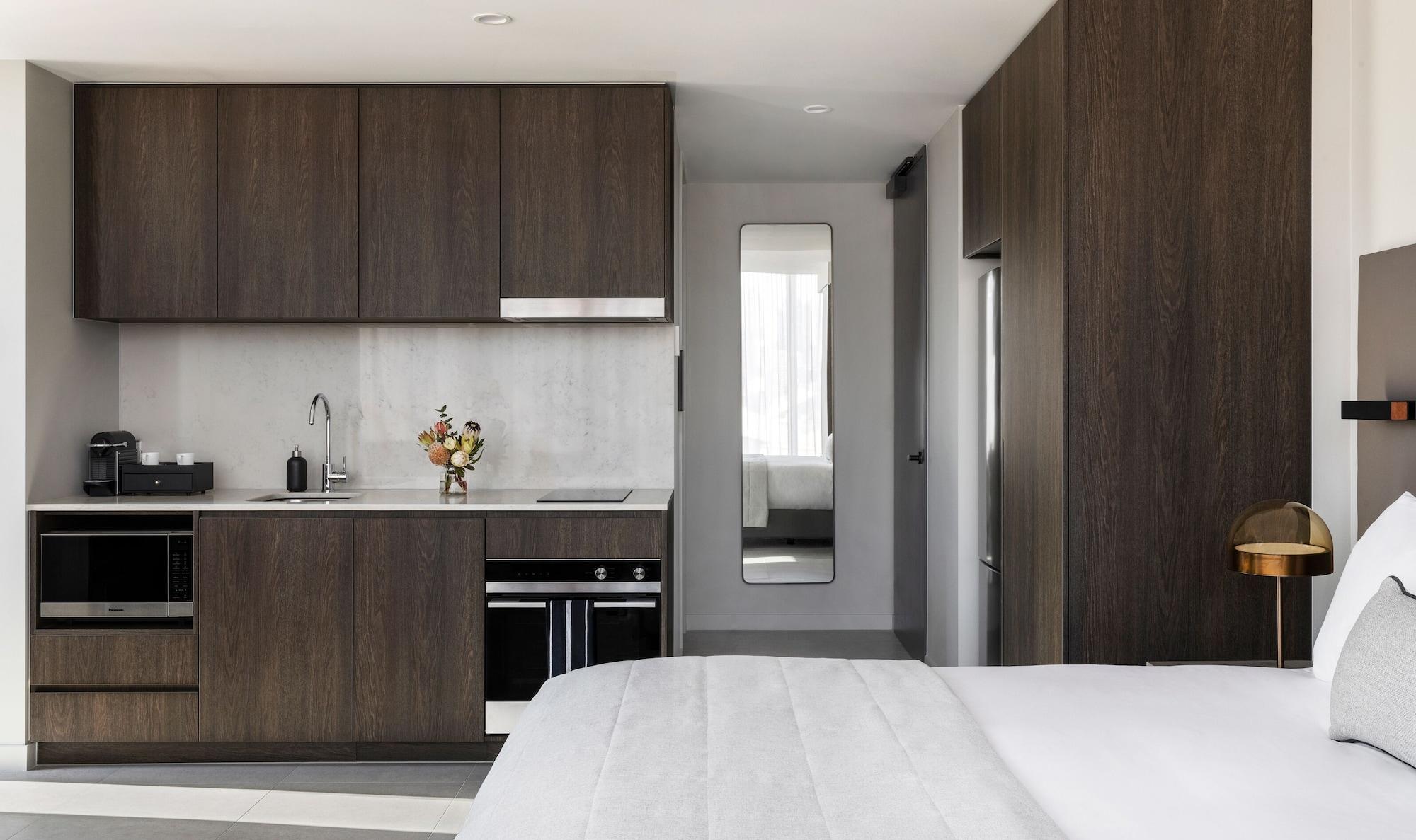 الشقق الفندقية Oakwood Premier ملبورن المظهر الخارجي الصورة A typical studio apartment